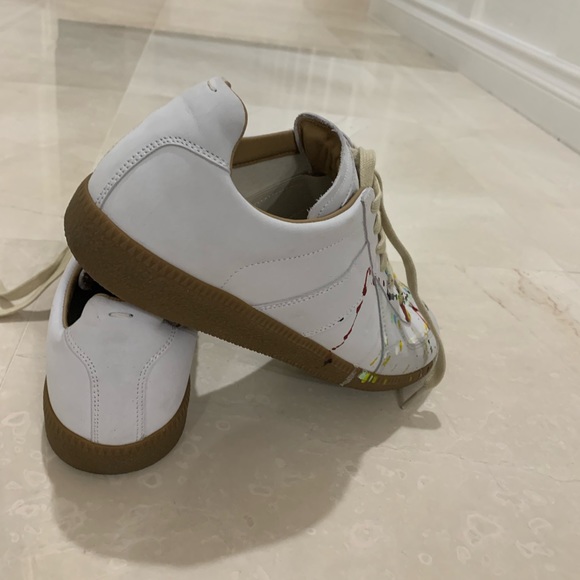 Maison Margiela paint splatter sneakers Size 39.5 - Picture 6 of 15